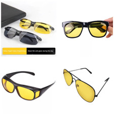 Auto Nachtfahrbrille Nachtsichtbrille Nachtsicht Kontrast Brille Kontrastbrille