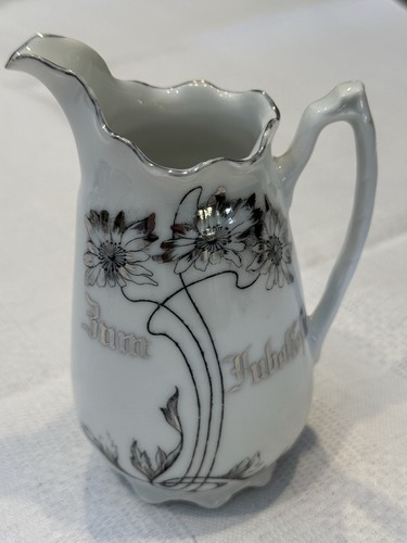 Silberhochzeit milchkanne - silberhochzeit,