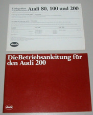 Betriebsanleitung Audi 200 Typ