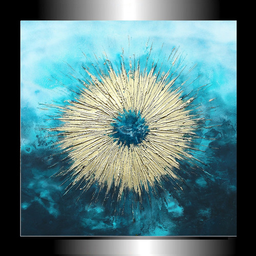 Gold abstrakt malerei - gold,