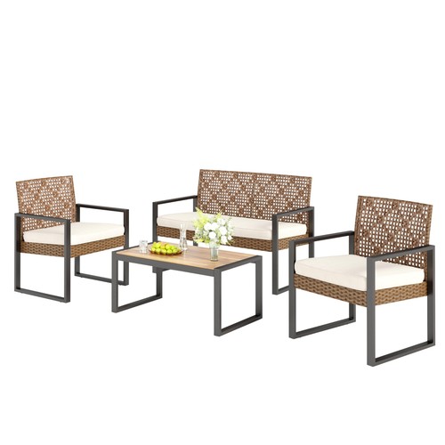 Gartenmöbel set rattan lounge - gartenmöbel,