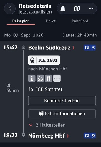 Deutsche bahn ice - bahn, ticket