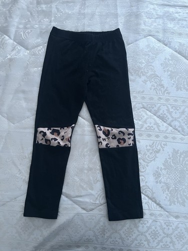 Schwarze kinder leggings - schwarze, kinder-leggings