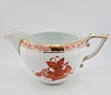  Herend Apponyi Orange AOG 647 Milchkännchen Milchkanne Sahnegießer Gießer Rar