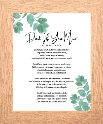 Dust you must rose - must,