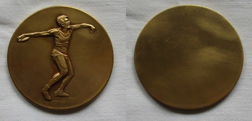 Alte vergoldete sport - sport, medaille