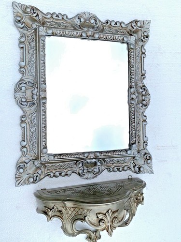 Wandspiegel mit konsole antik - konsole,