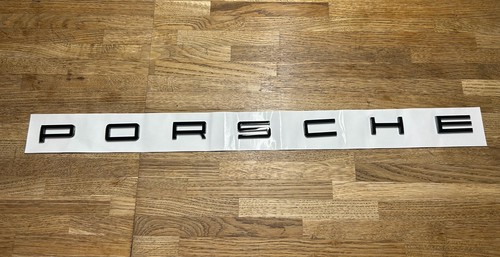 Porsche glanz schwarz heck - glanz,