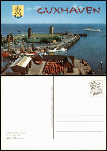 Ansichtskarte cuxhaven - ansichtskarte,