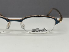 Silhouette Brille Damen Blau