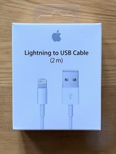 Original Apple Lightning auf USB-A 2.0 Lade-/Datenkabel 2,0 m OVP MD819ZM/A