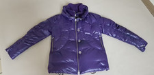 S.Milton Winter Jacke Daunen Steppjacke lila Gr 38 40 Knöpfe Reißverschluss