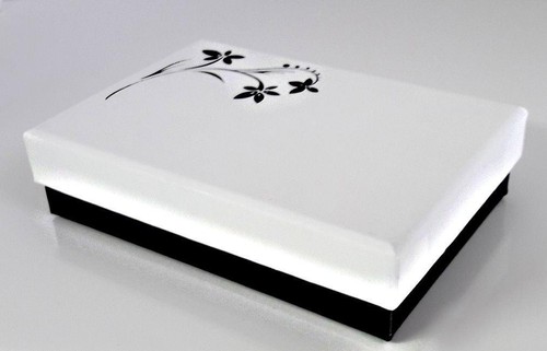 Schmucketui weiß schwarz etui - weiß,