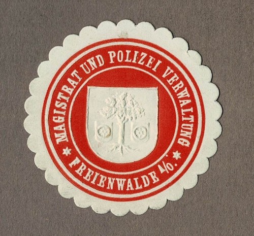 Siegelmarke magistrat und - magistrat,