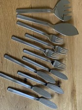 WMF Cromargan Fischbesteck ähnlich WMF Cento 11 Teile mit Fischvorlegern