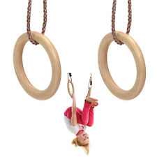 Multiplex Turnringe Holzturnringe Ringe aus Holz für Schaukel o. Spielturm