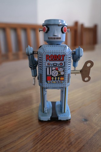 Roboter electron robot silber - electron,