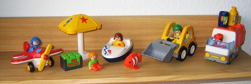 Playmobil spielzeug 2 j - 1, 1/2
