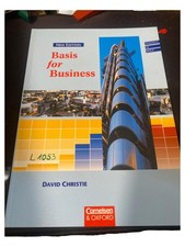 Basis for Business Englisch Fachbuch Taschenbuch David Christie Cornelsen Oxford