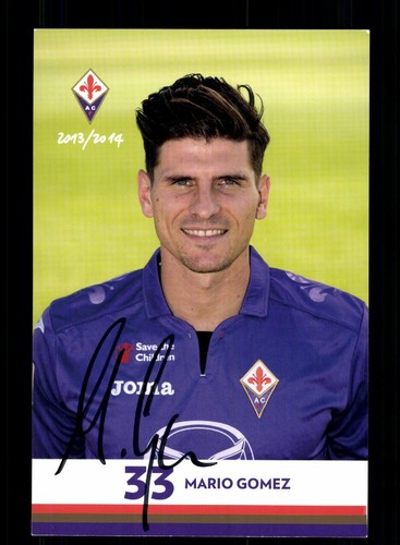 Mario gomez autogrammkarte - mario,