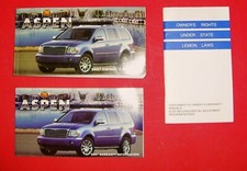 Chrysler ASPEN 2007 Bedienungsanleitung - eng. ( Owner's Manual ) Mappe 