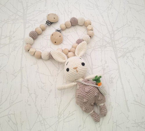 Amigurumi schnullerkette - amigurumi,
