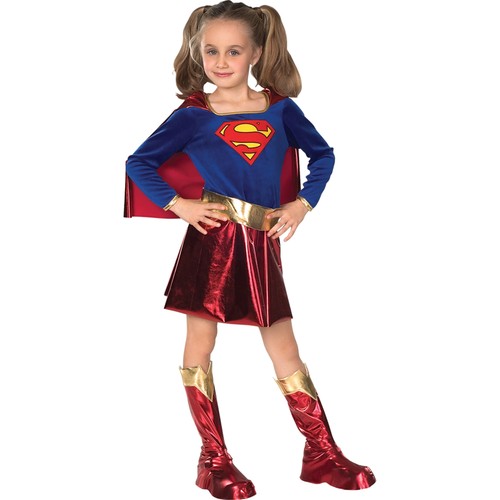 Supergirl deluxe kostüm - -,