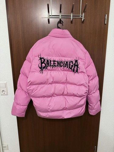 Balenciaga metal logo - metal, puffer
