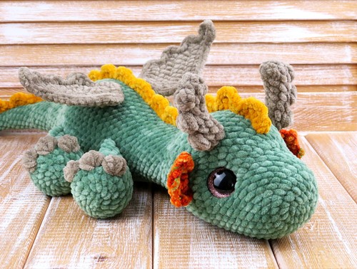 Drache gehäkelter cm - drache,