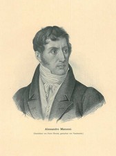 Portrait of Alessandro Manzoni