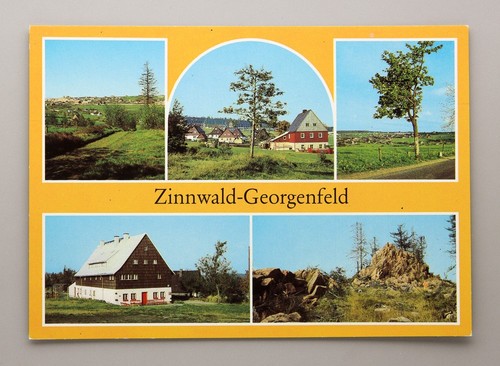 Mehrbild postkarte zinnwald - postkarte,