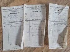 3 x Rechnung Auftrag Dokument