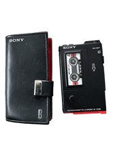 Sony Microcassette M-100B Diktiergerät mit Tasche ungetestet