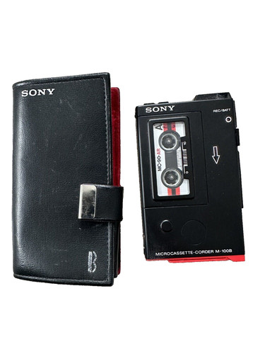 Sony microcassette 100b - microcassette, m-100b