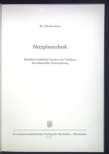 Netzplantechnik