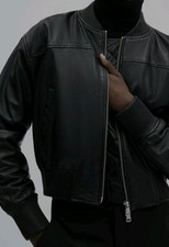 Mango Echtleder Bike Bomber