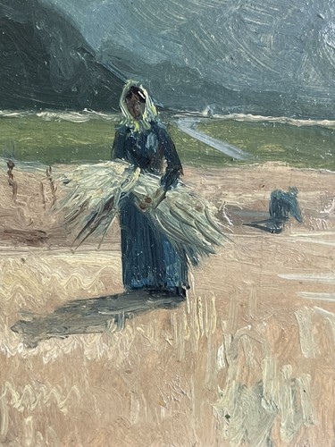 Altes ölgemälde landschaft - altes,