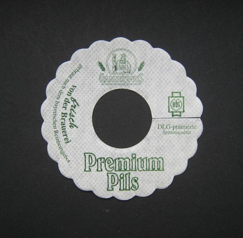 Gambrinus pilsdeckchen coaster - gambrinus,