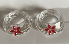 Swarovski Teelichthalter Poinsettia top Zustand 