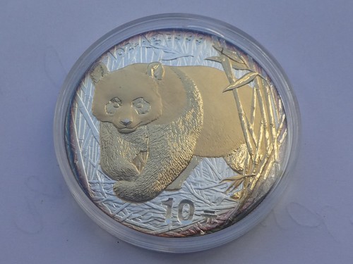 China yuan 2002 panda - 10,
