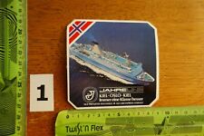 Alter Aufkleber Schifffahrt Fähre Norwegen JAHREline Kiel Oslo