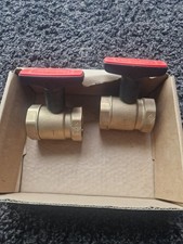 2x Heimeier Globo Heizungskugelhahn H 1 1/4 Zoll 0600-05.000 Heizung Wärmepumpe