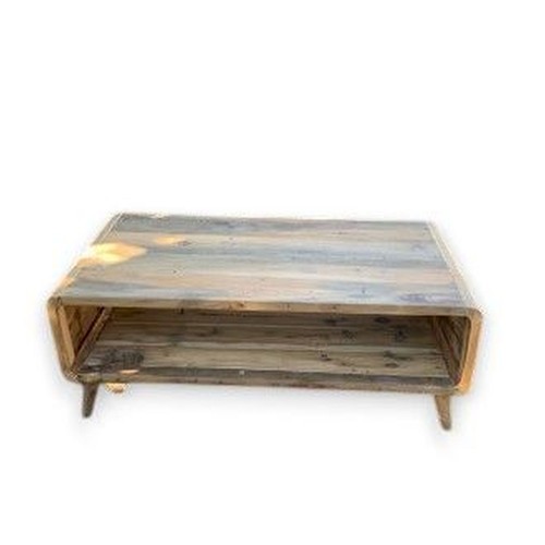 Couchtisch teakholz massiv - teakholz, 122