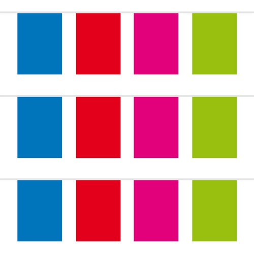 10m bunte fahnen flaggen - 10m,