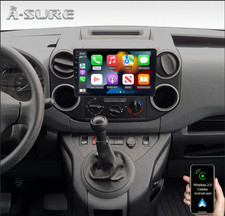 2+64GB Android14 Autoradio GPS Navi CarPlay Für Citroen Berlingo II B9 2008-2017