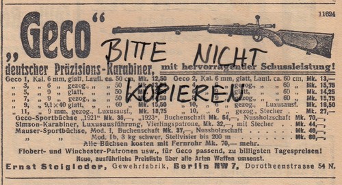 Berlin werbung 1924 ernst - 1924,,