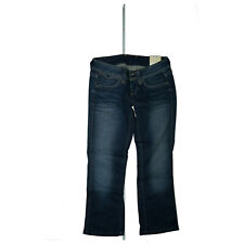 Pepe Jeans Banji 7/8 Hose Straight Leg Low Waist stretch knack Po W28 Blau NEU 