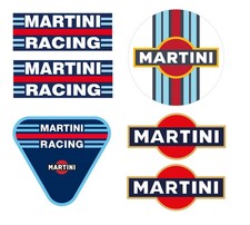 6x Rally Aufkleber Martini Retro Vintage Oldtimer Rennsport Racing V8 KULT #790