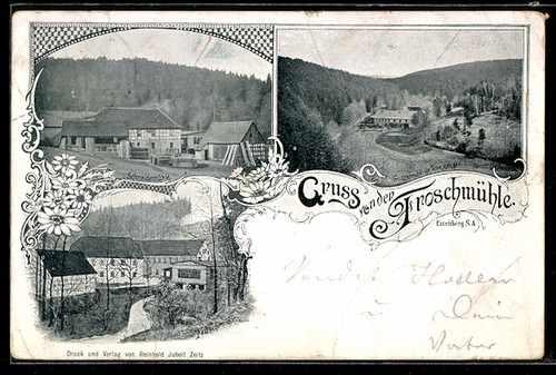 Ansichtskarte eisenberg - ansichtskarte,