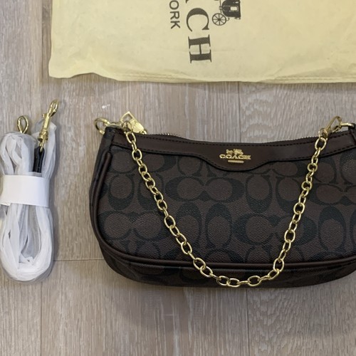 Coach signature canvas leder - signature, canvas/leder